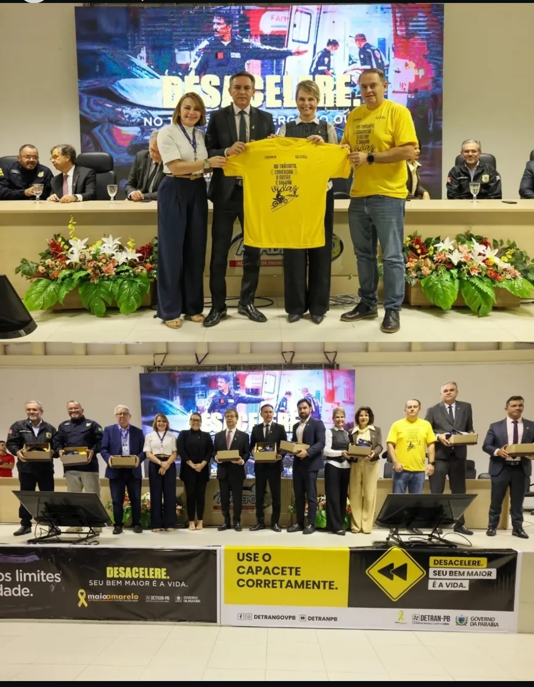 Paraíba lança oficialmente o Movimento Maio Amarelo 2026 com foco na preservação de vidas no trânsito